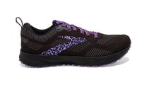 Zapatos para correr Brooks Revel 5 negros/púrpura/ébano EE. UU. Mujeres 9,0