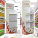 Retail Display Shelf Cardboard Floor Stand Convenience Store Potato Chip Display