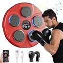 Música Boxing Machine Electronic Boxeo, LED Wall Boxing Target Smart Boxing Aparatos de Entrenamiento,Smart Bluetooth Music Boxeador Electrónico, Boxeo para Adultos y Niños