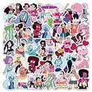 100PCS Steven Future Universe The Movie Cartoon Stickers for Kids Teens Adults Waterproof Vinyl Stickers for Water Bottle Laptop Luggage Phone (Steven Future Universe)