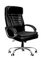 MA STUFF Black Chair for Office, Work from Home Chair, Home Desk Office Chair,Mid Back Office Chair with High Comfort Seating, Height Adjustable Seat & Heavy Duty Metal Base (Black)