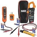 Sincelo Klein Tools CL120VP Electrical Voltage Test Kit with Clamp Meter, Three Testers, Test Leads, Pouch and Batteries
