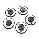 5Pcs/lot Replacement Spindle Hub CD Holder Repair Parts For PS1 PSX Laser Head Lens Ceramic Motor Cap Spindle Hub Turntable Gaming 440 Replacement Part