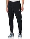 Nike Men's Sports Wear Jogger, Black/Black/White, Medium-Large UK