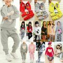 Kids Girls Minnie Mouse Sweatshirt Tops+Lounge Pants Tracksuit Clothes Outfits`