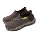 Skechers Respected-Holmgren Slip-Ins Brown Men LifeStyle Casual Shoes 204809-BRN