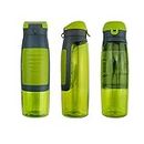 Portable Sports Water Bottle 750ml Plastic Water Bottle with Card Storage (Green)
