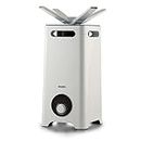 AGARO Grand Cool Mist Ultrasonic Humidifier, 12 Litres, For Bedroom, Home, Office, Detachable Mist Nozzle, Adjustable Mist Output, Super Quiet, Auto Shut Off (White), 33634