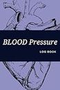 Health Monitor: Blood Pressure and Heart Rate Log Book