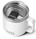 YETI Rambler Mug MS 2.0, isolamento sottovuoto, in acciaio inossidabile, tazza impilabile con coperchio Magslider, bianco, 414 ml
