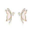 Butterfly Stud Earrings for Women Small Stud Earrings Cartilage Earring on Helix Conch Lobe Valentine Gifts for Girls Women