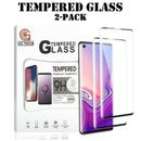 2-Pack Tempered Glass For Samsung S10 S20 Note 20 10 Plus Ultra Screen Protector