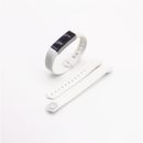 Per Fitbit Alta HR cinturino in plastica/silicone uomo/taglia L bianco orologio watch