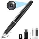 SANPROV Spy Cameras Pen 1080P Hidden Camera Mini Portable Pocket Cam Covert Camera with 32G SD Card Secret with Video Recording Photo Taking for Home Business Indoor