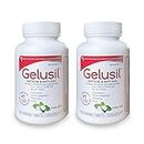 Gelusil Antacid & Anti Gas Tablets for Heartburn Relief, Acid Reflux, Bloating and Gas, Cool Mint - 200 Count