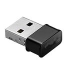 EXMUMCMR USB-AC53 AC1200 Nano USB Dual-Band Wireless Adapter, MU-Mimo, Compatible for Windows XP/Vista/7/8/1/10, Black