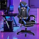 SAVYA HOME Snipe Gaming Chair with Adjustable Headrest & Lumbar Support,135° Recliner Chair| Stretchable Armrest with Footrest,Computer Chair, Apex Crusader Gaming Chair Series (Sniper Blue)