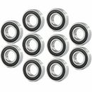 6003 2RS High Quality Ball Bearings / 10 Pcs - Rubber Shields - 17 * 35 * 10 mm