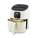 DASH Tasti-Crisp™ Ceramic Air Fryer Oven, 2.6 Qt., Cream – Compact Air Fryer for Healthier Food in Minutes, Ceramic Nonstick Surface, Ideal for Small Spaces - Auto Shut Off, Digital, 1000-Watt