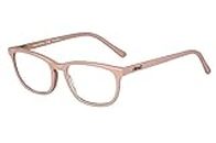 Edison & King Soul Mirror: Like a second skin, reading glasses in nude look, made of skin-friendly acetate, free from harmful substances, cappuccino, 3,00 dpt