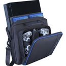 Bolso de hombro negro para consolas de juegos PS4/Pro/delgado estuche de viaje accesorios