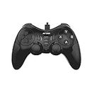 Ant Esports GP115 Wired Gamepad, Compatible for PC & Laptop Computer (All Windows Systems) / PS3 / Android TV Set/Media Box - Black