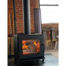 MF Fire Nova 2500 Sq. Ft. Natural Vent Freestanding Wood Burning Stove in Black/Brown | 26.5 H x 27 W x 18.5 D in | Wayfair MF03-BP1-DP1-3