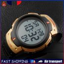 Electronic Army Wristwatch 50M Waterproof Men Wrist Watch for Men (Gold) FR