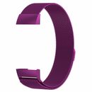 For Fitbit Charge 3 4 Metal Milanese Magnetic Loop Strap Stainless Steel Band