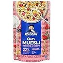 Quaker Oats Muesli 700g, Berries & Seeds flavour, Breakfast Oats Cereal