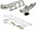 Heavy Duty Stainless Steel Polished Exhaust Headers for Fox Body Ford Mustang 1986-1993 5.0L