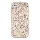 kate spade new york Wrap Case for iPhone 7 - Rose Gold Exposed Glitter