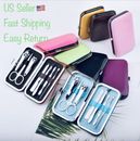 7pcs Manicure Pedicure Set Stainless Steel Beauty Personal Nail Care Tools Kit