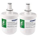 2 x BF3F Compatible With DA29-00003F HAFIN1EXP (in green box not blue) Samsung Fridge Water Filter