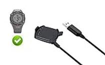 JIUJOJA Upgrade Version Charging Cable for Garmin Approach S2 Charger,Approach S4 Charger Cable.Charging Clip Sync Data,3.93FT/120CM Cable Length for Garmin S2 Golf Watch Charger