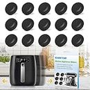 Kitchen Appliance Sliders, 16pcs Self Adhesive Small Appliance Sliders Teflon Easy Sliders Appliance Mover for Countertop Appliance Stand Mixer, Coffee Maker, Air Fryer, Pressure Cooker (Black)