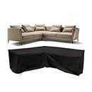 FLR Patio Furniture Cover 84x84Inches V Shaped Sectional Sofa Cover Waterproof Dustproof Furniture Protection Corner Sofa Cover for Outdoor Indoor Veranda