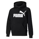Puma Ess Big Logo Hoodie FL B Felpa Bambino, Nero (Black), Taglia 152 IT