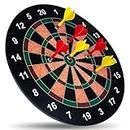 Storio Premium Magnetic Dart Board with Darts - Fun Indoor and Outdoor Dart Game Set Toys for All Ages Kids, Boys and Girls - 17 Inch