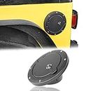 Hooke Road Locking Fuel Gas Tank Cap Cover for 1997-2006 Jeep Wrangler TJ