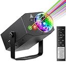 Laucnpty Dj Party Disco Ball Lights W/ Pattern & Sound Activated,10 Ft Usb Cable,Led Stage Strobe Light That Sync W/ Music,Christmas Rave/Home Karaoke/Dance/Club Bar Lights (Black,Abs)-Battery Powered