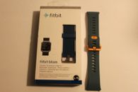 TWO Fitbit Blaze Classic Accessory Band Blue Size Large FB159ABBUS New 