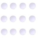 12pcs Golf Ball Plastic Hollow Out Sports Training Tennis White Golfball Round Practice Golf Accessories for Outdoor Play