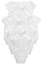 Simple Joys by Carter's Baby 8-Pack Short-Sleeve Bodysuit, White, 3-6 Months