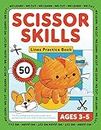 Scissor Skills Lines: Fun Scissor Skills Activity Pad, 50 Cutting Worksheets for Kids Ages 3-5