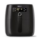 Philips Kitchen Appliances Premium Digital Airfryer with Fat Removal Technology + Recipe Cookbook, 3 qt, Black, HD9741/99, X-Large