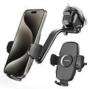 Car Phone Holder Mount[Super Suction Cup] Cell Phone Car Mount 3in1 Universal Car Accessories for Air Vent Windshield Dashboard Cell Phone Holder Automotive Cradles Fit for iPhone Android Smartphones