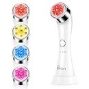 Facial Massager Skin Tightening Machine, 4 Color LED Light Therapy Machine, Promote Face Cream Absorption Strengthening Elasticity Modifying Wrinkles Professional Care Anti-Aging Skin Care Tools.
