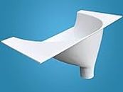 Free Range Designs Urine Separator | Classic Urine Diverter for Compost Toilets | Black or White | Made in UK (White)