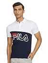 Fila Men's Straight Fit Shirt (12012172_White_L)